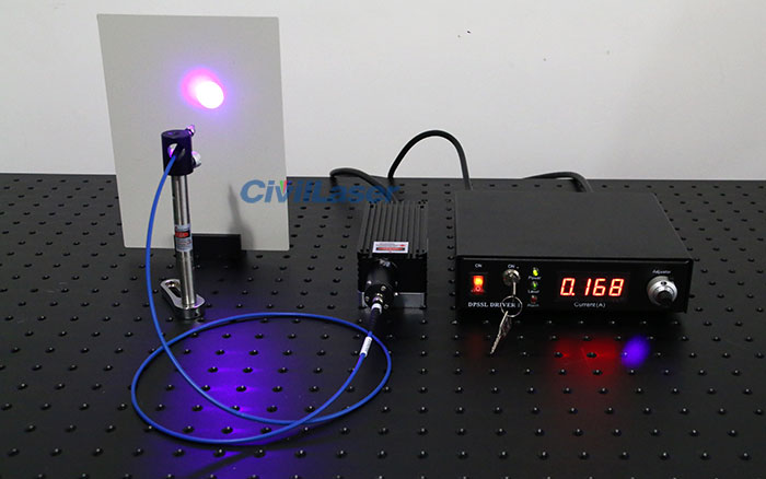 467nm fiber coupled laser